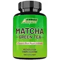 Matcha Green Tea 60 Capsules - Matcha Green Tea Tablets - Boosted with Turmeric, Acerola Cherry & Black Pepper