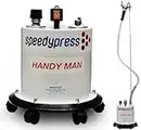 Speedypress Dampfer/Dampftopf/Kleiderdämpfer (British Hergestellt) mit 3 Jahre Garantie + KOSTENLOSE Beweglichem Dampfer. Wahl von 3 Größen. (Handyman 4 liter / 125 Minuten Dampf)