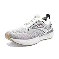 Brooks Women's Glycerin StealthFit GTS 20 B Width Running Shoe (BRK-120371 1B 4999380 8.5 (163) White/BLK/CREA)