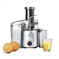 Solis Juice Fountain Compact 8451 Exprimidor Eléctrico - Potente licuadora para zumos y sopas - 4 niveles de velocidad - Fácil de limpiar - Exprimidor de Acero Inoxidable - Plata