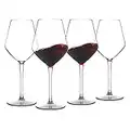 MICHLEY Unbreakable Stemmed Wine Glass 100% Tritan Plastic Dishwasher available Glassware 15 oz, Set of 4