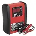 Schumacher Caricabatteria Automatico Intelligente & Manutentore 10A 12V - SPI10S, Rosso/Nero