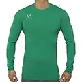 vf VFIT T-Shirt de Compression pour Homme à Manches Longues de Sport (L, Vert)