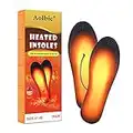 Heated Shoe Insoles, USB Rechargeable Heated Shoe Warmer Electric Heated Shoes Insoles Foot Warmer Multiple Sizes for Women Men, Have Warm feet on Winter Adventures Like Hunting, Working, Skiing.