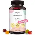 wowtamins KIDS Complete zuckerfrei leckeres Multivitamin als Fruchtgummis mit Omega 3s für Kinder (120 Stück) - Vitamin C, D3, K2, B12, Zink & mehr (zuckerfrei, 1er Pack)