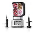 Ninja Foodi SS201 Power Blender & Processor. 3-in-1 Crushing Blender, Dough Mixer, and Food Processor 1400WP smartTORQUE 6 Auto-iQ Presets