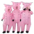 JASHKE Inflatable Costume Pig Costume Inflatable Halloween Costumes Fancy Dress for Adult (1pcs)