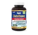 Herba Glutathione Supplement 500mg - 60 Vegetable Capsules | L Glutathione Reduced Active Form | Super Glutathione 500mg Capsule for Antioxidants | Made in Canada