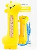 TipTopKids Baby Bath Thermometer, Perfect Bath Temperature, Shatterproof, Solid and Robust, Water Thermometer for Safe Bathing Fun, Bathtub - BPA