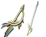 Blazing Steel Fantasy G. Impact Foam Sword for Costume and Cosplay. Multiple Style to Choose from (Aquila Favonia)