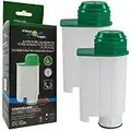 FilterLogic CFL-902B | Lot de 2 - Filtre à eau compatible avec Saeco Philips CA6702/10 CA6702/00 CA6702 Brita Intenza+ Cartouche filtrante pour machine à café et expresso automatique