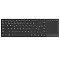 Rii K22 Teclado miniSlim Multimedia. Función inalámbrica 2.4GHz, Cubierta Ultra-Resistente de aleación de Aluminio y batería de Ion-Litio para PC, portátil, Raspberry Pi2/Pi3, Smart TV, Android Box.