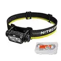 Nitecore NU43 Rechargeable Headlamp, 1400 lumens USB-C Bright Lightweight for Camping, Running or Working, with Spotlight, Floodlight, Red Light and Lumentac Organizer