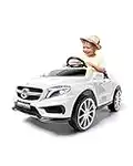 ATAA Mercedes GLA teledirigido - Blanco- Coche eléctrico para niños y niñas con batería 12 voltios y Mando para Padres…