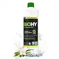 BiOHY Champú para alfombras (1 botella de 1 litro) | Limpiador de alfombras concentrado | elimina las manchas rebeldes | bien tolerado por los animales amigable con los materiales (Teppichshampoo)