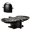 NOMADIQ Barbecue portatile a gas propano | piccolo, piccolo, leggero barbecue da tavolo | perfetto per campeggio, tailgating, cucina all'aperto, camper, barche, viaggi (griglia)