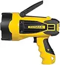 Stanley FATMAX SL10LEDS Linterna Recargable con Reflector LED de 920 lúmenes con Cargador USB, Amarillo