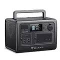 BLUETTI Portable Power Station EB55, 537Wh LiFePO4 Battery Backup w/ 2 700W AC Outlets (1400W Peak), 100W Type-C, Solar Generator for Outdoor Camping, Off-grid, Blackout (Solar Panel Optional)