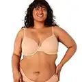 Victoria's Secret Pink Wear Everywhere T-Shirt Bra, Moderate Coverage, Lightly Lined, Smooth, Bras for Women, Beige (34B)