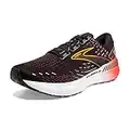 Brooks Men's Glycerin Gts 20 Running Shoe, Black Blackened Pearl Fiery King, 10.5 UK