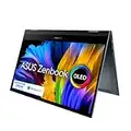 ASUS ZenBook Flip 13 Laptop (13,3 Zoll, Full HD OLED 1920x1080 400 Nits, Touch) EVO Convertible (Intel i7-1165G7, 8GB RAM, 512GB SSD, Intel UHD Graphic, Win10H) Pine Grey