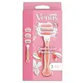 Gillette Venus ComfortGlide Spa Breeze Maquinilla de Afeitar Mujer + 3 Cuchillas de Recambio (el embalaje puede variar)