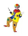 Fun World Men's Big Top Clown Costume, Multicolored, One Size