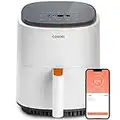 COSORI Air Fryer 4 Qt, 7 Cooking Functions Airfryer, 150+ Recipes on Free App, 97% less fat Freidora de Aire, Dishwasher-safe, Designed for 1-3 People, Lite 4.0-Quart Smart Air Fryer, White