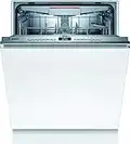 Bosch Hausgeräte SMV4HVX31E Serie 4 Smarter Geschirrspüler vollintegriert, 60 cm breit,Besteckschublade, Extra Trocknen auf Knopfdruck, Rackmatic höhenverstellbarer Oberkorb, Einbau, Kunststoff, Weiß