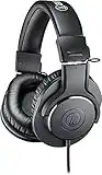 Audio-Technica M20x Cuffie professionali da studio per la registrazione in studio, i creatori, i podcast e l'ascolto quotidiano.