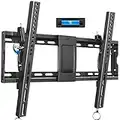 Tilting TV Wall Mount Bracket Design for 32-85 Inch LED Plasma Flat Curved Screen Large TVs,JUSTSTONE Low Profile TV Mount with VESA 600x400mm Holds up to 165 Lbs, Fits 8" to 24" Studs,Can Be Leveled