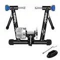 Unisky Fluid Bike Trainer Stand Indoor Riding Professional Stationary Bike Stand with Noise Reduction Wheel Steel Bicycle Exercise Training Stand for 26-29 inch or 700c Wheel