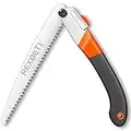 REXBETI Folding Saw, Heavy Duty 11 Inch Extra Long Blade Hand Saw for Wood Camping, Dry Wood Pruning Saw With Hard Teeth, Quality SK-5 Steel