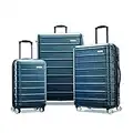 Samsonite Omni 2 Hardside Expandable Luggage with Spinner Wheels, Nova Teal, 3-Piece Set (20/24/28), Omni 2 Hardside Expandable Luggage with Spinner Wheels