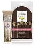 Jergens Natural Glow Instant Sun Applicator Mitt (1 CT) & 3 Days to Glow Moisturizer & Gradual Sunless Self Tanning Body Lotion for Dry Skin, Fair to Medium Shade (120 mL)