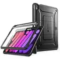 SUPCASE Unicorn Beetle Pro Series Case for iPad Mini 6th Generation 8.3 Inch (2021), Support Apple Pencil Charging with Built-in Screen Protector Full-Body Rugged Kickstand Protective Case (Black)