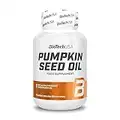 BioTechUSA Pumpkin Seed Oil, Suplemento dietético en cápsula de gelatina blanda que contiene aceite de semilla de calabaza, 60 cápsulas