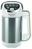 Moulinex Frullatore riscaldato, Frullatore zuppa, Potenza 1000 W, Capacità 1,2 L, 5 programmi automatici, Doppia parete, Mantenimento caldo 40 min, Libretto ricette, Easy Soup, Inox LM841B10