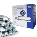 ICO 10pcs 12g, CO2 Cartridge for Use with Airsoft Guns, Airsoft Pistol, Air Rifle, CO2 Gun, C02 Cartridges Non-Threaded