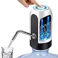 Portable Wireless Universal Electric Auto Water Bottle Pump Drinking Water Pump Water Dispenser Fit Water Bottles-1.65/2.2/2.48/3.3/4.16 UK Gal,USB Android Charge Port,Color Randomly,Pack of 1 PCs