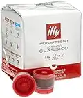 illy Coffee, Classico Espresso Coffee Capsules, Medium Roast, 100 Percent Arabica Coffee Beans, 18 Capsules