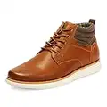 Bruno Marc Men's Mid Top Chukka Sneaker Lace Up Dress Boot Business Casual Shoes Tan Size 12 M US Grand-high