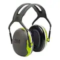 3M Peltor X4A Série X - Casque antibruit en serre-tête - Atténuation 33 dB - Idéal pour travaux de construction - 1 pièce - Couleur vert fluo