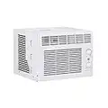 GE Window Air Conditioner 5000 BTU, Efficient Cooling For Smaller Areas Like Bedrooms And Guest Rooms, 5K BTU Window AC Unit With Easy Install Kit, White