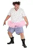 Plus Size Ace Ventura Tutu Fancy Dress Costume 2X