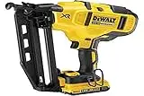 DeWalt DCN660D2-QW Clavadora de acabado sin escobillas XR 18V con 2 baterías Li-Ion 2, Set de 2 Piezas