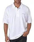 Columbia Men's Perfect Cast Polo Fishing Shirt (White, XX-Large)