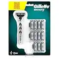 Gillette Mach3 Maquinilla de Afeitar Hombre + 12 Cuchillas de Recambio