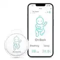 Sense-U Smart Baby Breathing Monitor - Tracks Baby's Breathing, Temperature, Rollover and Sleeping Position for Baby Safety with Instant Audio Alerts on Smartphones (Green)