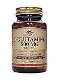 Solgar L-glutamina Cápsulas Vegetales De 500 Mg - Envase De 50, color Multicolor, 50 Unidad